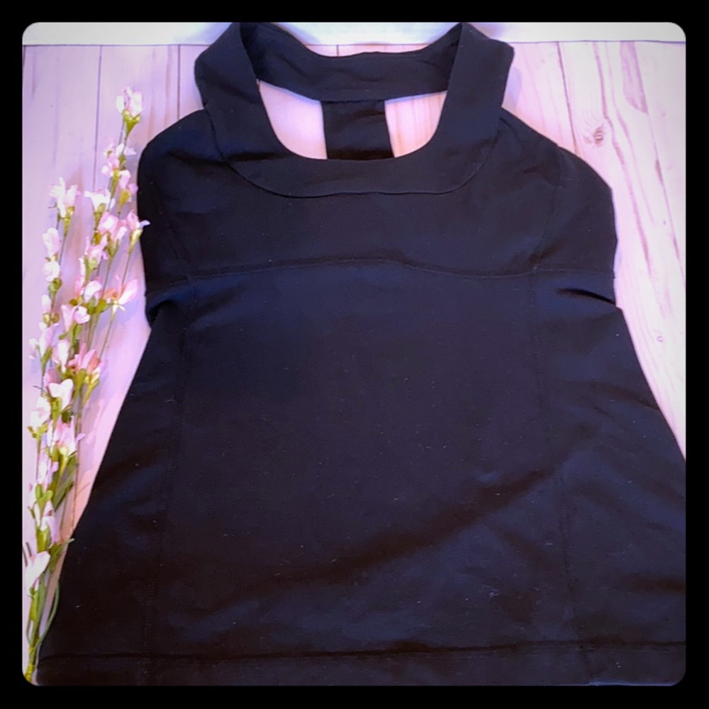 ❤️ LULULEMON BLACK TANK TOP SIZE 8